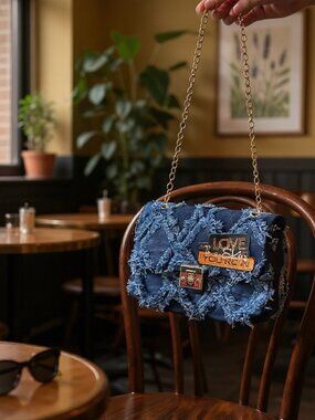 Upcycled Denim Patchwork Crossbody